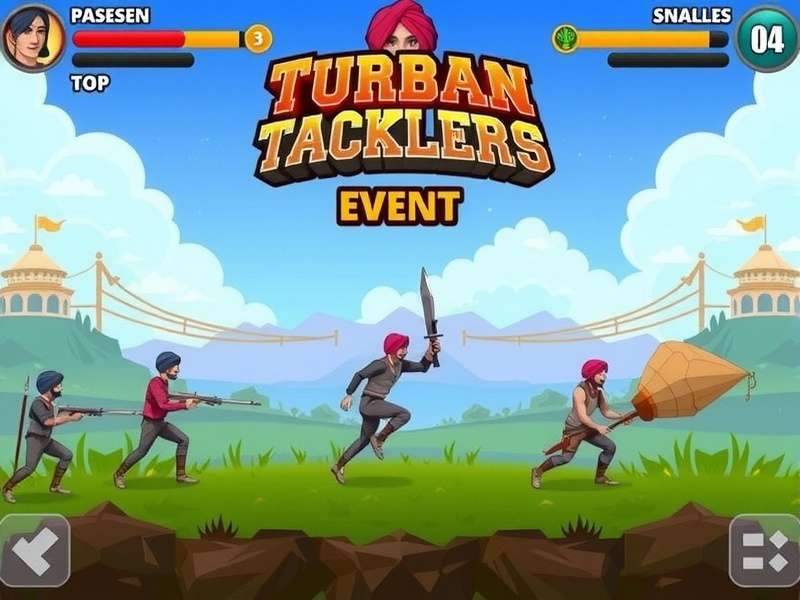 Turban Tacklers Gameplay Screenshot